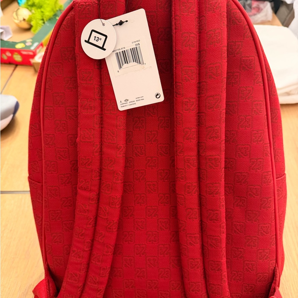 Jordan monogram Red Backpack - Picture 5 of 5